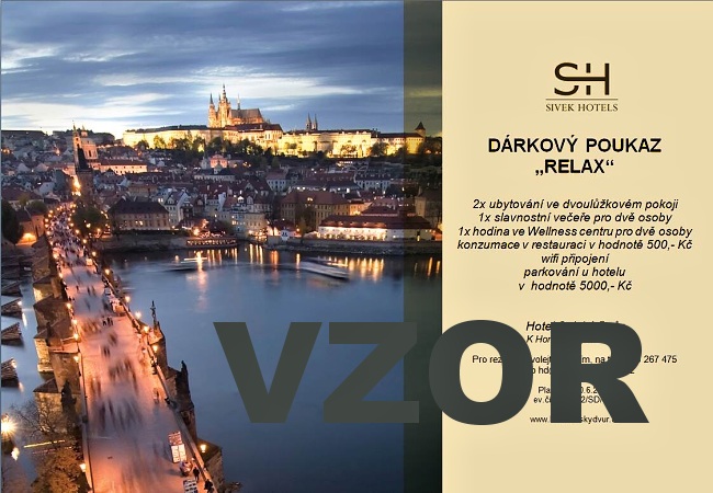 Dárkový poukaz - Hotel Selský Dvůr - relax