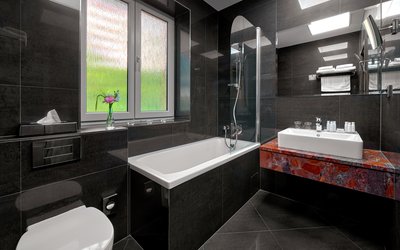 Hotel Selský Dvůr Praha - koupelna pokoje Executive Deluxe